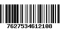 Código de Barras 7627534612108