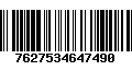 Código de Barras 7627534647490