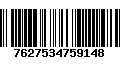 Código de Barras 7627534759148