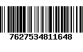 Código de Barras 7627534811648