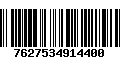 Código de Barras 7627534914400