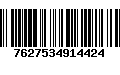 Código de Barras 7627534914424