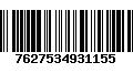 Código de Barras 7627534931155