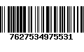 Código de Barras 7627534975531