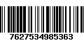 Código de Barras 7627534985363