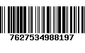 Código de Barras 7627534988197