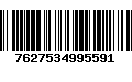 Código de Barras 7627534995591