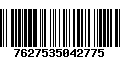 Código de Barras 7627535042775