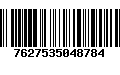 Código de Barras 7627535048784