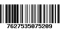 Código de Barras 7627535075209