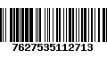 Código de Barras 7627535112713