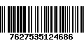 Código de Barras 7627535124686