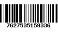 Código de Barras 7627535159336