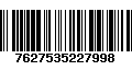 Código de Barras 7627535227998