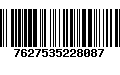 Código de Barras 7627535228087