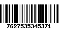 Código de Barras 7627535345371