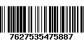 Código de Barras 7627535475887