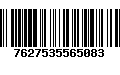 Código de Barras 7627535565083