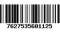 Código de Barras 7627535601125