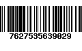 Código de Barras 7627535639029