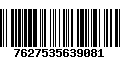 Código de Barras 7627535639081