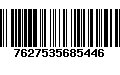 Código de Barras 7627535685446