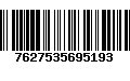 Código de Barras 7627535695193