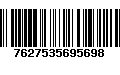 Código de Barras 7627535695698