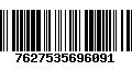 Código de Barras 7627535696091