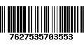 Código de Barras 7627535703553