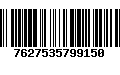 Código de Barras 7627535799150