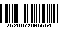 Código de Barras 7628072006664