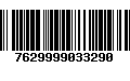 Código de Barras 7629999033290