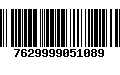 Código de Barras 7629999051089