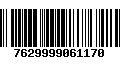 Código de Barras 7629999061170