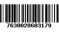 Código de Barras 7630028603179