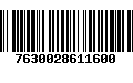 Código de Barras 7630028611600