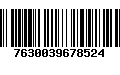 Código de Barras 7630039678524