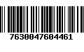 Código de Barras 7630047604461