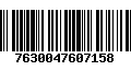 Código de Barras 7630047607158