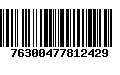 Código de Barras 76300477812429