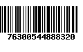 Código de Barras 76300544888320