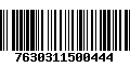 Código de Barras 7630311500444