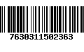 Código de Barras 7630311502363