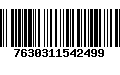 Código de Barras 7630311542499