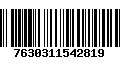 Código de Barras 7630311542819