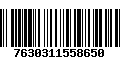 Código de Barras 7630311558650