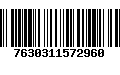 Código de Barras 7630311572960