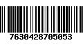 Código de Barras 7630428705053