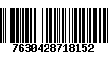 Código de Barras 7630428718152